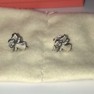 James Avery Sterling Silver Angel Earrings
